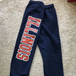 University of Illinois sweatpants